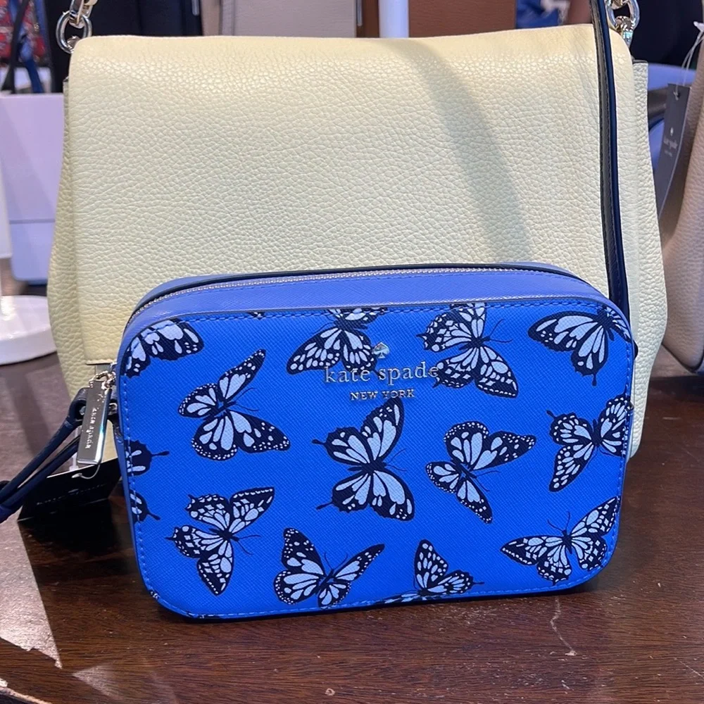 Kate Spade staci mini camera bag butterfly sky blue multi
KB521 - Picture 12 of 16